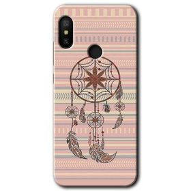 Xiaomi Redmi Note 6 Pro Mandala Retro Baskılı Uyumlu Silikon Kılıf