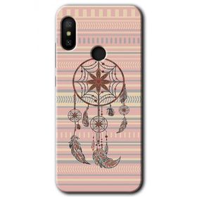 Xiaomi Redmi Note 6 Pro Mandala Retro Baskılı Uyumlu Silikon Kılıf