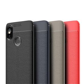 Xiaomi Redmi Note 6 Pro Niss Deri Görünümlü Ultra Silikon Kılıf