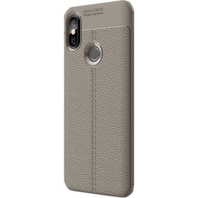 Xiaomi Redmi Note 6 Pro Niss Deri Görünümlü Ultra Silikon Kılıf