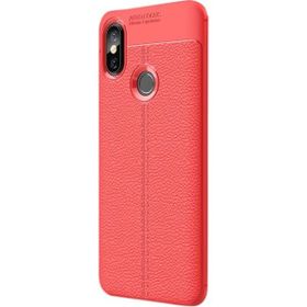 Xiaomi Redmi Note 6 Pro Niss Deri Görünümlü Ultra Silikon Kılıf