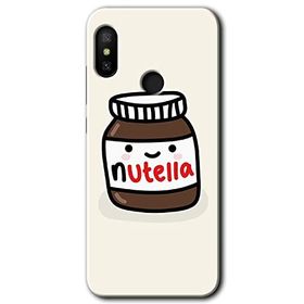 Xiaomi Redmi Note 6 Pro Nutella Aşkım Baskılı Uyumlu Silikon Kılıf