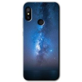 Xiaomi Redmi Note 6 Pro Samanyolu Baskılı Uyumlu Silikon Kılıf