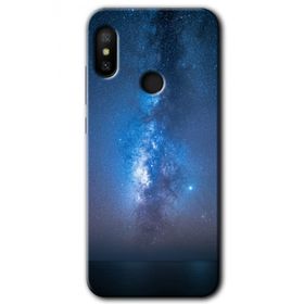 Xiaomi Redmi Note 6 Pro Samanyolu Baskılı Uyumlu Silikon Kılıf