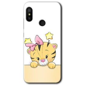 Xiaomi Redmi Note 6 Pro Sevimli Kedi Baskılı Uyumlu Silikon Kılıf