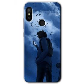 Xiaomi Redmi Note 6 Pro Sonbahar Yalnızlığı Baskılı Uyumlu Silikon Kılıf
