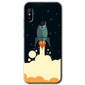Xiaomi Redmi Note 6 Pro Space Smoke Baskılı Uyumlu Silikon Kılıf