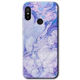 Xiaomi Redmi Note 6 Pro Spots Lilac Baskılı Uyumlu Silikon Kılıf