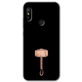 Xiaomi Redmi Note 6 Pro Thor Çekiç Baskılı Uyumlu Silikon Kılıf