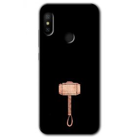 Xiaomi Redmi Note 6 Pro Thor Çekiç Baskılı Uyumlu Silikon Kılıf
