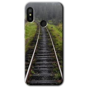 Xiaomi Redmi Note 6 Pro Tren Yolu Baskılı Uyumlu Silikon Kılıf