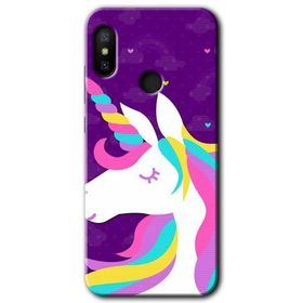 Xiaomi Redmi Note 6 Pro Unicorn Sleep Baskılı Uyumlu Silikon Kılıf