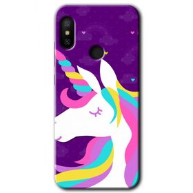 Xiaomi Redmi Note 6 Pro Unicorn Sleep Baskılı Uyumlu Silikon Kılıf