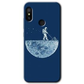 Xiaomi Redmi Note 6 Pro Uzay İşçisi Baskılı Uyumlu Silikon Kılıf