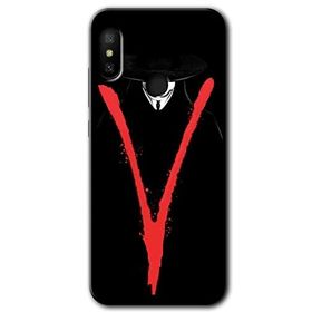 Xiaomi Redmi Note 6 Pro V for Baskılı Uyumlu Silikon Kılıf