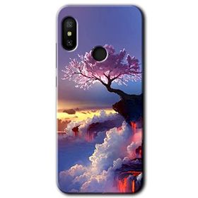 Xiaomi Redmi Note 6 Pro Wash Red Wall Baskılı Uyumlu Silikon Kılıf