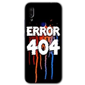 Xiaomi Redmi Note 7 404 Error Baskılı Uyumlu Silikon Kılıf