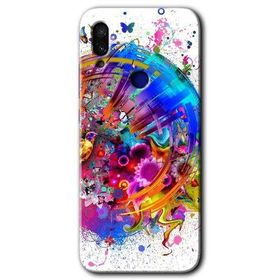 Xiaomi Redmi Note 7 4K Clock Baskılı Uyumlu Silikon Kılıf