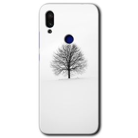 Xiaomi Redmi Note 7 Alone Tree Baskılı Uyumlu Silikon Kılıf