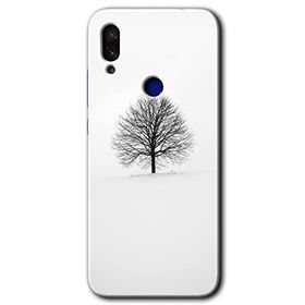 Xiaomi Redmi Note 7 Alone Tree Baskılı Uyumlu Silikon Kılıf