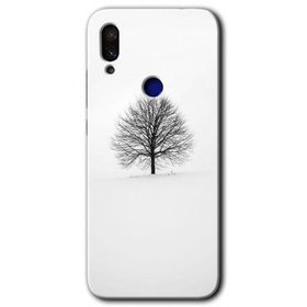 Xiaomi Redmi Note 7 Alone Tree Baskılı Uyumlu Silikon Kılıf