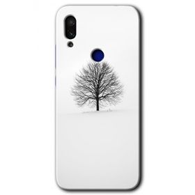 Xiaomi Redmi Note 7 Alone Tree Baskılı Uyumlu Silikon Kılıf