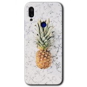 Xiaomi Redmi Note 7 Ananas Baskılı Uyumlu Silikon Kılıf