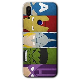 Xiaomi Redmi Note 7 Avengers 1 Baskılı Uyumlu Silikon Kılıf