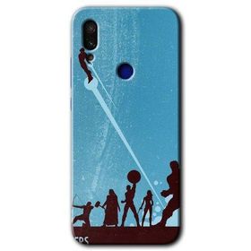 Xiaomi Redmi Note 7 Avengers Team Baskılı Uyumlu Silikon Kılıf