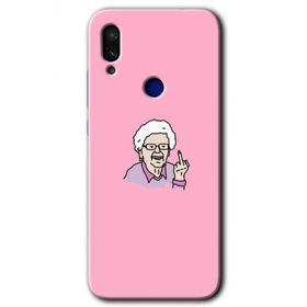 Xiaomi Redmi Note 7 Bad Grandmother Baskılı Uyumlu Silikon Kılıf
