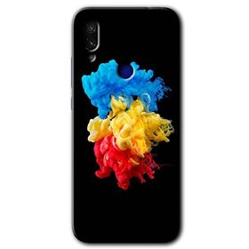 Xiaomi Redmi Note 7 Black 1 Baskılı Uyumlu Silikon Kılıf