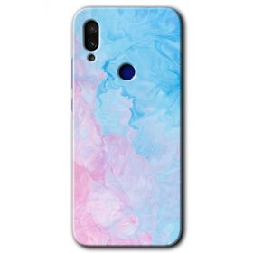 Xiaomi Redmi Note 7 Blue Art Baskılı Uyumlu Silikon Kılıf