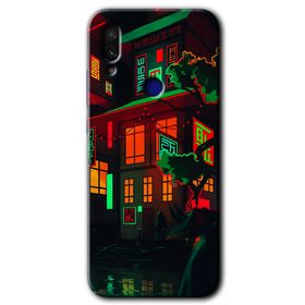 Xiaomi Redmi Note 7 China Street Baskılı Uyumlu Silikon Kılıf