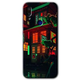 Xiaomi Redmi Note 7 China Street Baskılı Uyumlu Silikon Kılıf