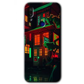 Xiaomi Redmi Note 7 China Street Baskılı Uyumlu Silikon Kılıf