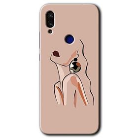 Xiaomi Redmi Note 7 Çizim Silüet Baskılı Uyumlu Silikon Kılıf