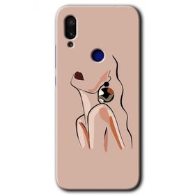Xiaomi Redmi Note 7 Çizim Silüet Baskılı Uyumlu Silikon Kılıf