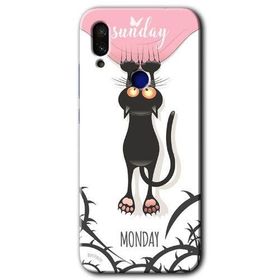 Xiaomi Redmi Note 7 Dark Sunday Baskılı Uyumlu Silikon Kılıf