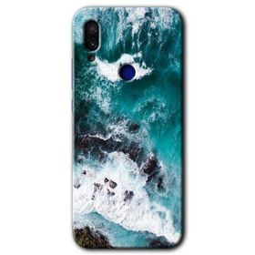 Xiaomi Redmi Note 7 Deniz Kıyısı Baskılı Uyumlu Silikon Kılıf