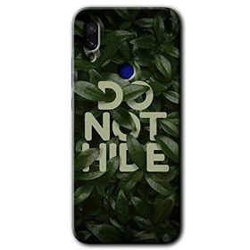 Xiaomi Redmi Note 7 Do Not Hide Baskılı Uyumlu Silikon Kılıf