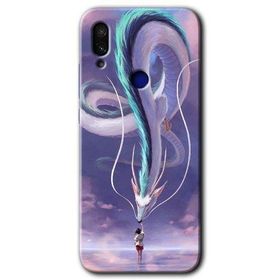 Xiaomi Redmi Note 7 Dragon Snake Baskılı Uyumlu Silikon Kılıf