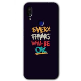 Xiaomi Redmi Note 7 Everything Baskılı Uyumlu Silikon Kılıf