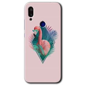 Xiaomi Redmi Note 7 Flamingo Baskılı Uyumlu Silikon Kılıf