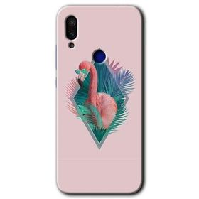 Xiaomi Redmi Note 7 Flamingo Baskılı Uyumlu Silikon Kılıf