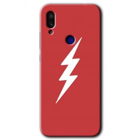 Xiaomi Redmi Note 7 Flash Logo Baskılı Uyumlu Silikon Kılıf
