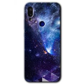 Xiaomi Redmi Note 7 Galaksi Baskılı Uyumlu Silikon Kılıf