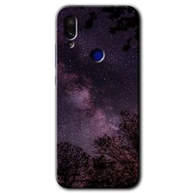 Xiaomi Redmi Note 7 Gece Galaksi Baskılı Uyumlu Silikon Kılıf