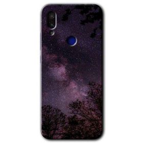 Xiaomi Redmi Note 7 Gece Galaksi Baskılı Uyumlu Silikon Kılıf