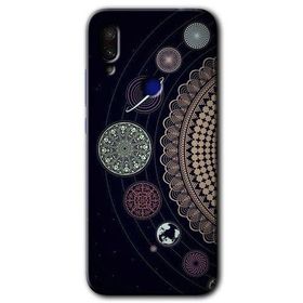 Xiaomi Redmi Note 7 Gezegen Döngüsü Baskılı Uyumlu Silikon Kılıf