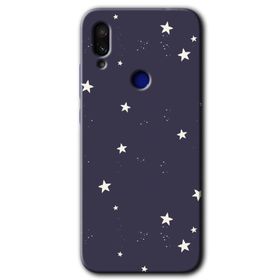 Xiaomi Redmi Note 7 Gökyüzü Yıldız Baskılı Uyumlu Silikon Kılıf